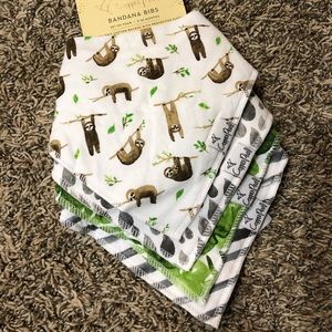 Copper Pearl bandana bibs